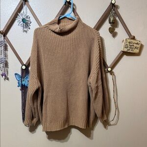 American Eagle Outfitters Brown Turtleneck Sweater